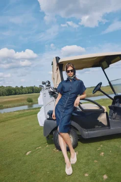 ChambraBBCallie dress Denim blue BBW4947