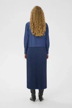 CHERRIEIW DRESS Dark Denim 194118 30112201