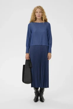 CHERRIEIW DRESS Dark Denim 194118 30112201