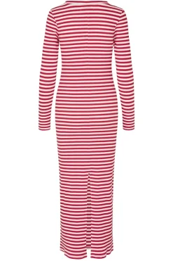 ChristineLL Maxi Dress LS 30 Red 900093003