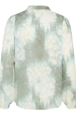 CielleIW Shirt Green Illuminating Florals 30110261