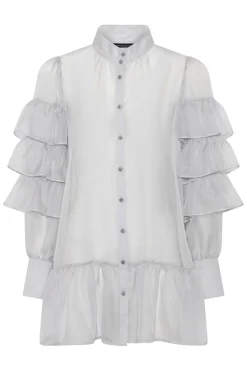 CoakumBBViri long shirt Light grey BBW4714