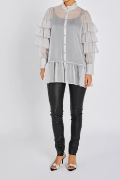 CoakumBBViri long shirt Light grey BBW4714