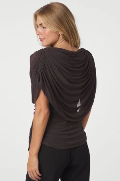 Cottuna Drapy Mesh Brown 167205