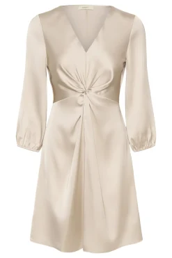 DaforaIW Knotted Dress Champagne 303115 30110834