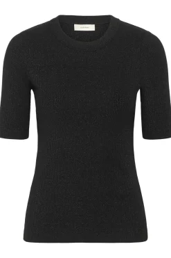 DagnaIW Lurex Tshirt Black Glitter 30111091