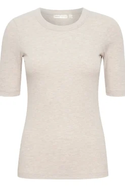 DagnaIW Melange TShirt ECRU 30106864