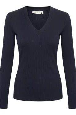 DagnaIW VNeck LS Marine Blue 30109586