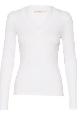 DagnaIW VNeck LS Pure white 30109586