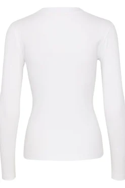 DagnaIW VNeck LS Pure white 30109586