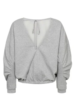 DengiCC Open Back Sweat 57Grey Melan 37046