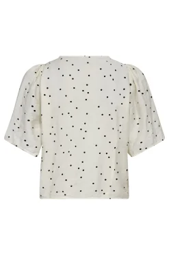DiemCC Dot SS VShirt 1196OffWhiteB 45088
