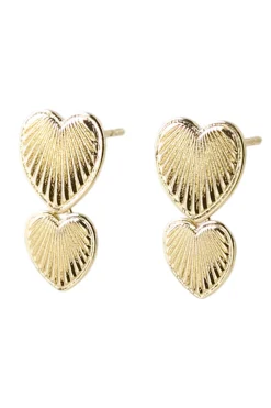 DOUBLE HEART TILBEHØR GULD DOUBLE HEART