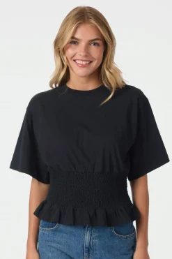 Dray Boxy Smock Navy 165720