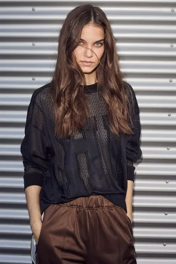 Drift LS Sports Blouse Black HL10202