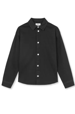 Dyed Denim Gisla Shirt Black 205404