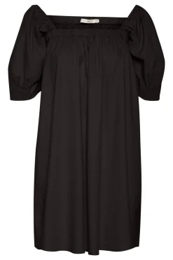 ElarahGZ linen short dress NOO Black 10909830