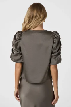 ELBA HEAVY SATEEN Warm Grey 165799