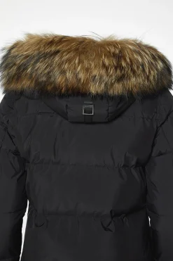 Elita with real fur Black. 2010500R