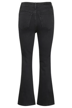 EmilindaGZ HW 7/8 flared pants Washed grey 10904652