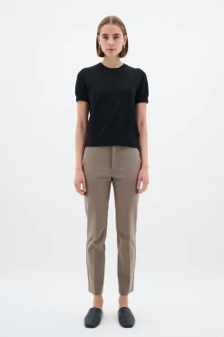 EmmyIW Slim Pant Sandy Grey 181304 30110606