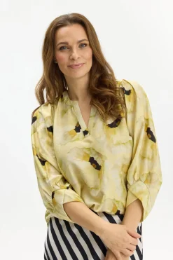 Enola blouse Butter yellow 17053