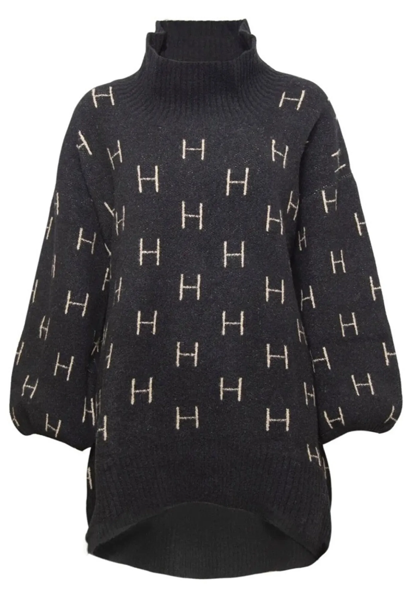 Fam Sweater Long 999 Black 1010120100