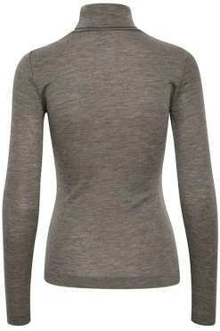 FangIW Rollneck Brown Melange 30106097