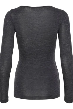 FangIW TShirt LS Granite Melange 30106096