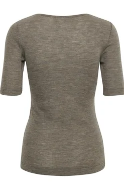 FangIW TShirt Brown Melange 30106098