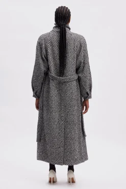 FarrenaGZ coat Black/white boucle 10909195