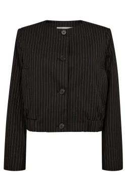 FiaCC Pin Bomber Jacket 145Dark Brown 30375