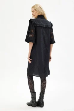 Fine dress SORT 16474