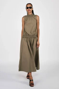 FIOLI POPLIN ARMY W25285104