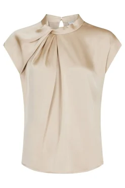 Fleur Drapy Satin Dark Sand 160990