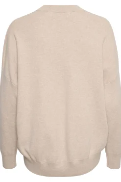 FosterIW Vneck Simply Taupe Melange 30106899