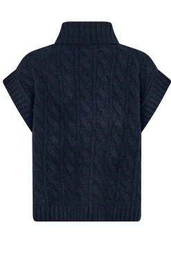 FresnoLL Knit Vest SL 23 Dark Blue 254715013