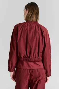 Fukkura poplin bomber jakke Maroon 25623805303