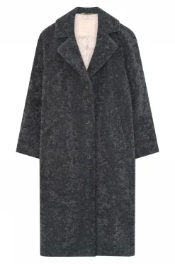 Galia, fake fur coat 1982Dark Grey 58309/6909