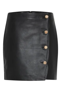 GentianBBShinni Leather skirt Black BBW4908