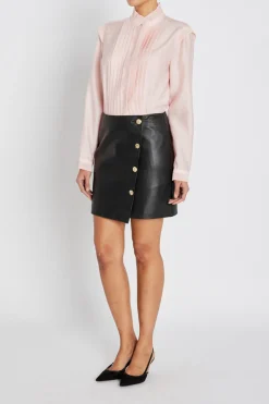 GentianBBShinni Leather skirt Black BBW4908