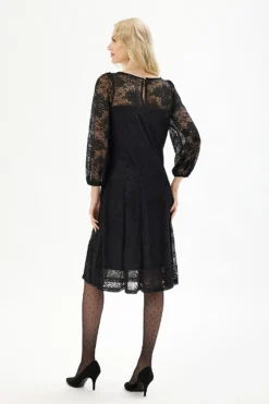 Gina lace dress SORT 16502
