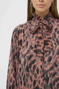 GRACIEIW PRINTED DRESS ROSE PAINTED DOT 900003318 30112281