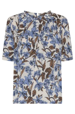 Grazia blouse 1/2 sleeves SKY BLUE 17001