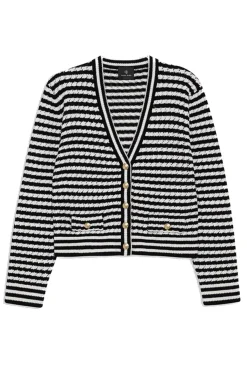 Gwen Black Ivory Striped A0910484