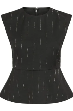 GZadira peplum top Dark grey melange 100494 10910709