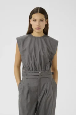 GZeffy top Dark grey melange 10910623