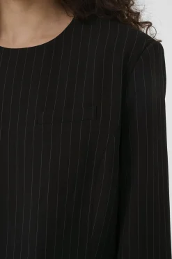 GZjoelle blouse Black pinstripe 105270 10910883
