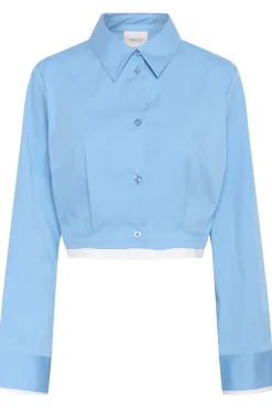 GZopy cropped shirt Azure Blue 174139 10910920