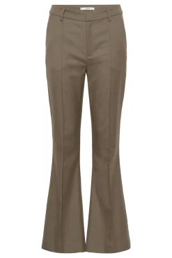 GZpaula HW flared pants Dark timberwolf melange 1068 10910891